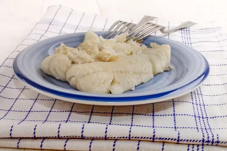 boiled fish for a diet without carbohydrates